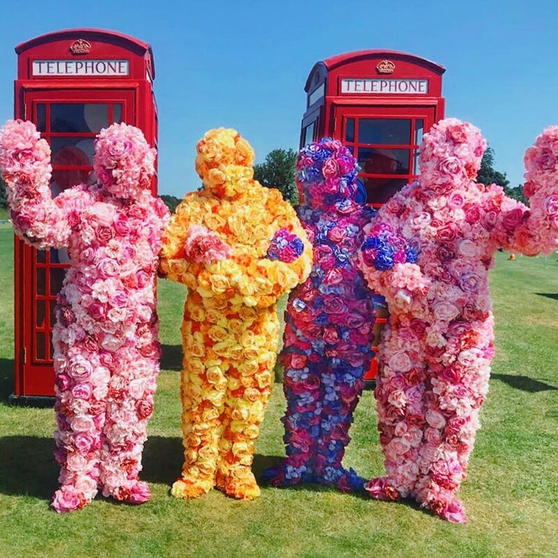 All the colours of the rainbow, add a splash of colour to your event with The Flower People.